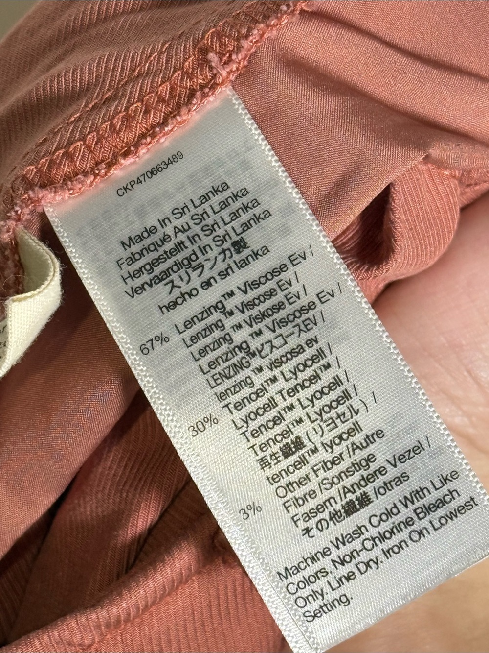 Madewell The Neale Straight Leg Pant Drapeweave in Dried Rose Pink Size 8 - Picture 9 of 10